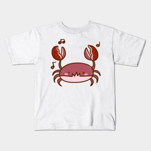 Musical Red Crab Kids T-Shirt